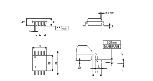 STM8S001J3M3TR封装图