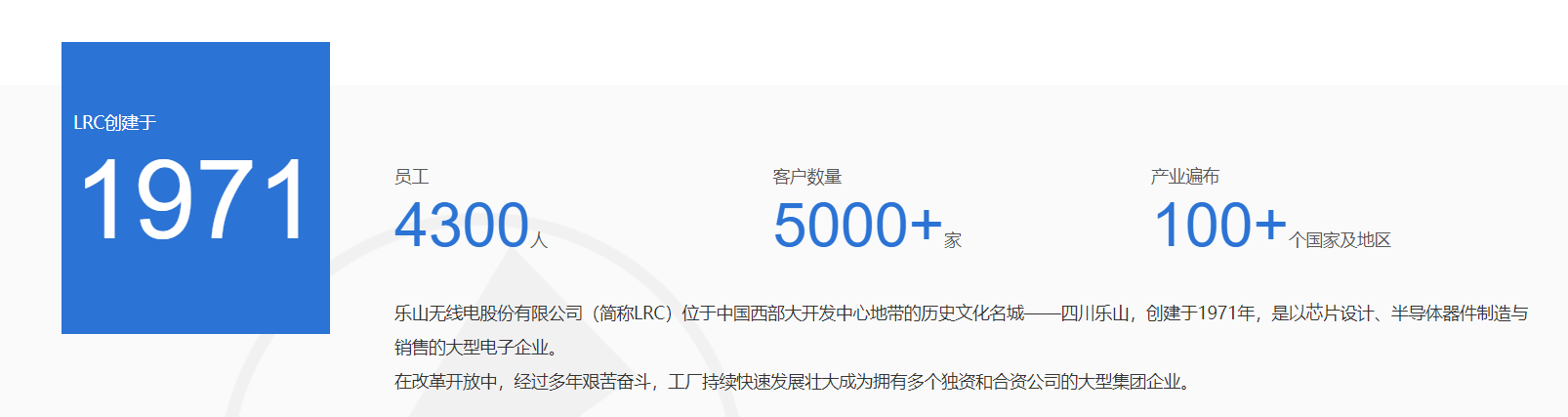 乐山无线电公司简介