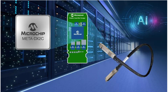 Microchip发布META-DX2C 800G重定时器以满足新一代数据中心需求