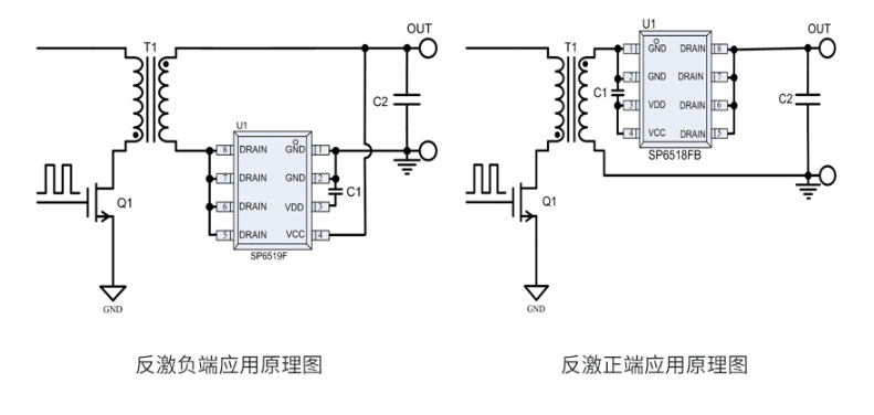 SP6519F典型应用电路图
