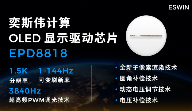 奕斯伟计算EPD8818：荣耀100的低功耗驱动芯片