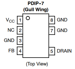 NCP1014AP100G引脚图