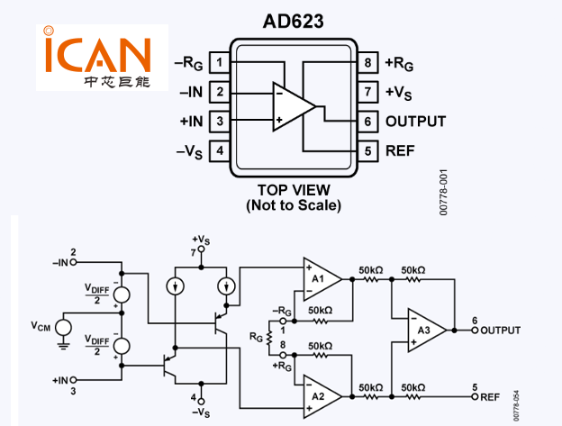AD623引脚图及原理图