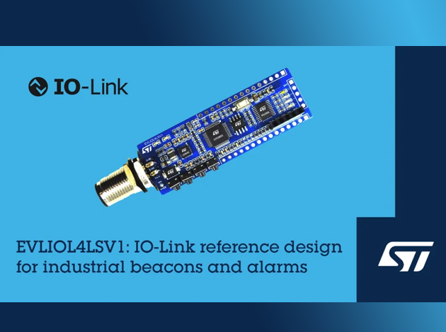 意法半导体IO-Link参考设计：加速工业报警执行器开发