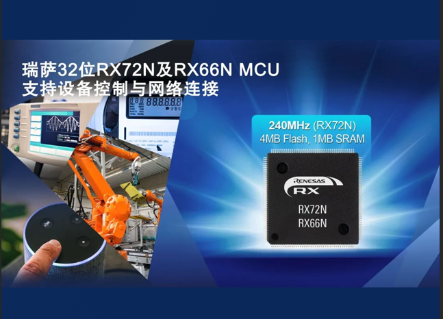 瑞萨RX72N与RX66N：大容量存储与高效性能