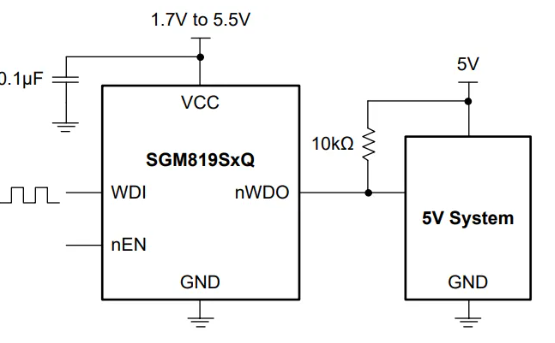 SGM819SxQ典型应用电路图