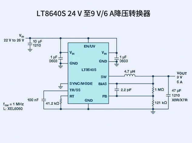 技术手册：LT8640S/LT8643S单片式降压稳