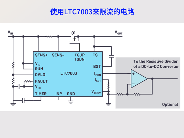 ADI(亚德诺)LTC7003：精确电流限制解决方