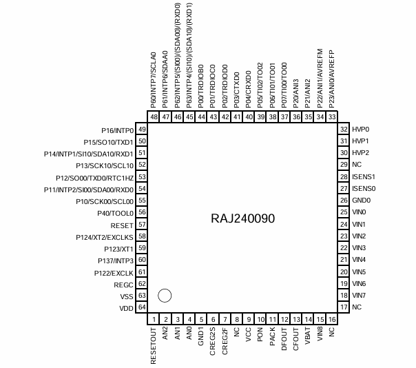 RAJ240100A2引脚图