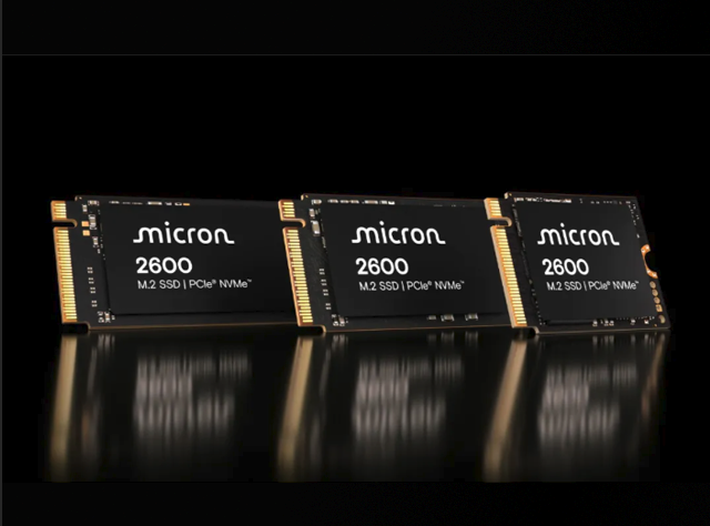 美光发布2600 NVMe SSD：QLC NAND性能实
