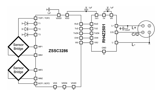 ZSSC3286典型应用电路图