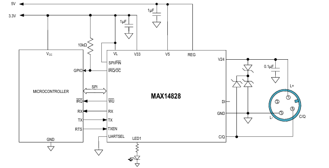 MAX14828典型应用电路图